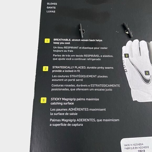 New Nike Vapor Jet Football Gloves 6.0 Mens Salute To Service Camo size Medium - Picture 10 of 11